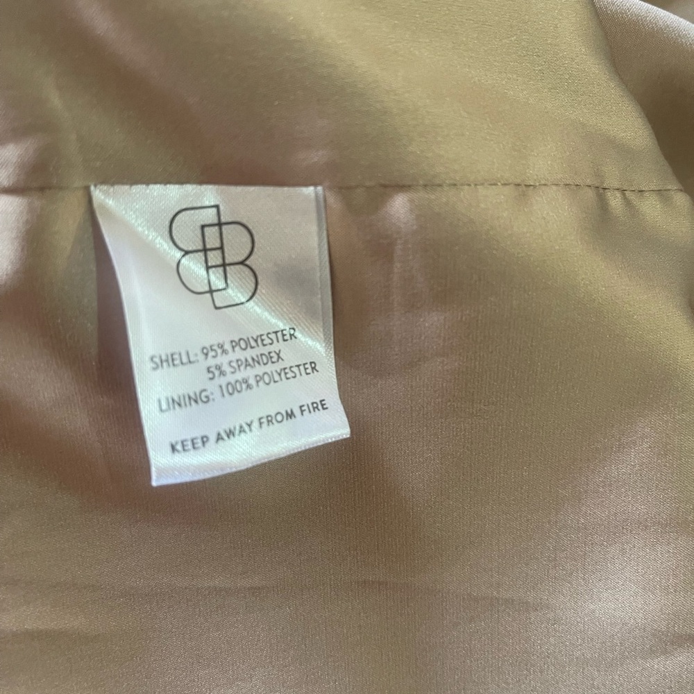BALTIC BORN , Elegant Tan One-Shoulder Dres - Picture 7 of 8